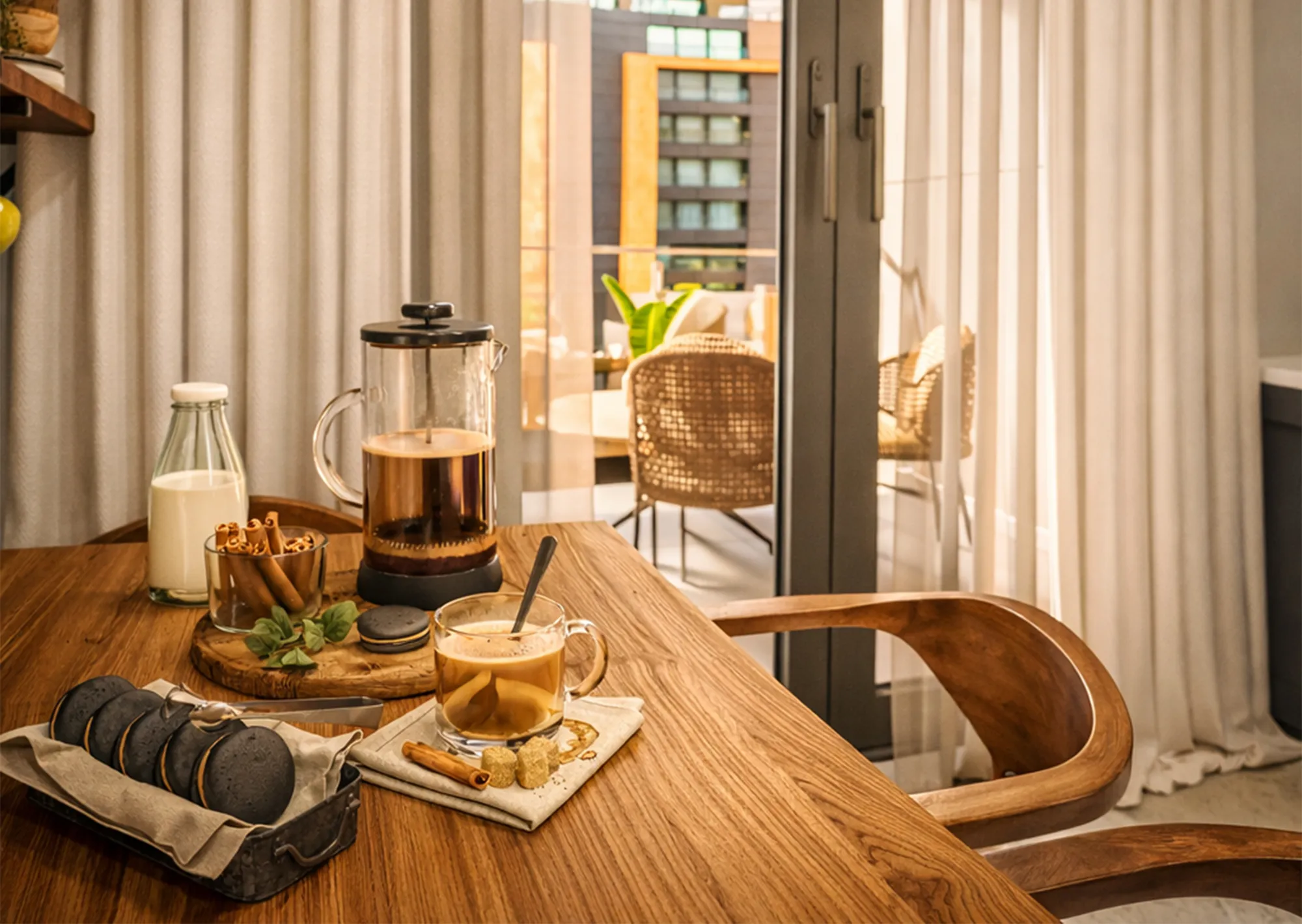 Camli vadi Kitchen View Balkon