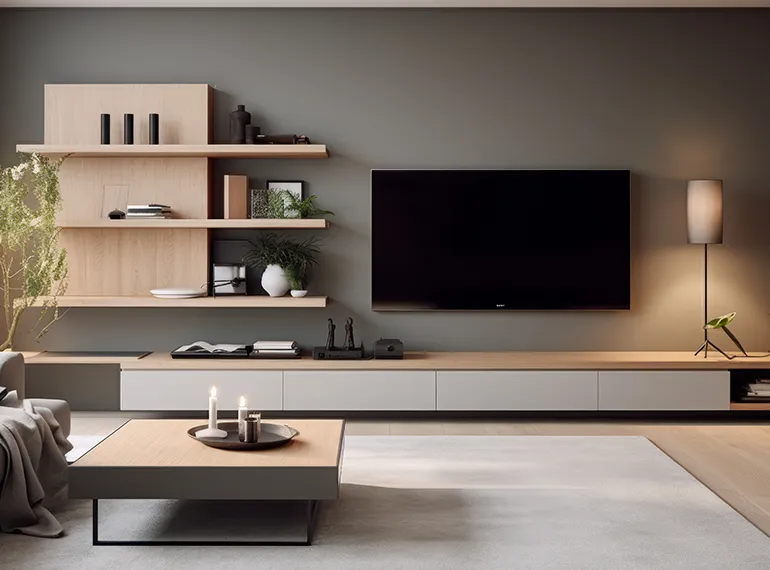 TV Wall Minimalism