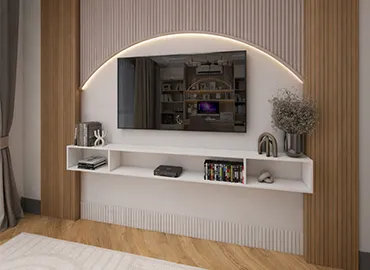 Bahche Bedroom TV Wall